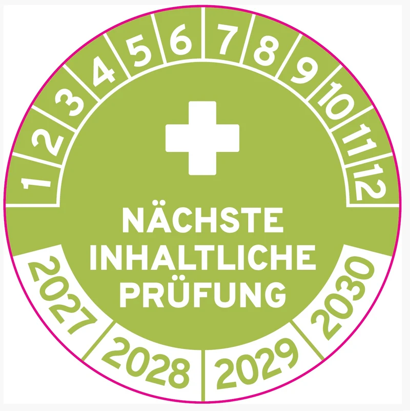 Inhaltliche Prüfung 30mm Ø