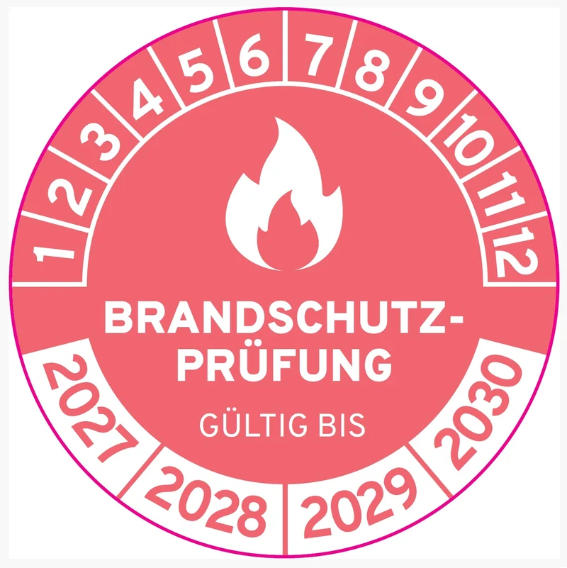 Brandschutzprüfung 30mm Ø